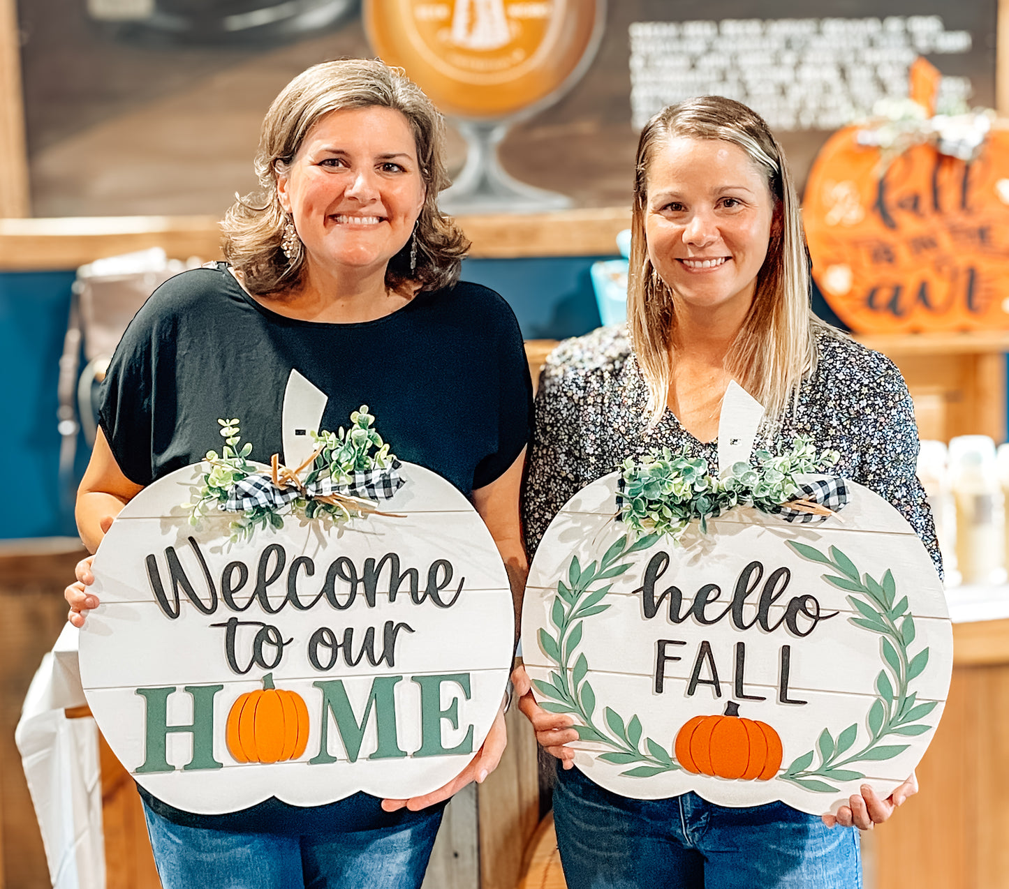 Trapezium Brewing - Shiplap Pumpkin OR 18" Door Hanger - 9/7 - 3pm