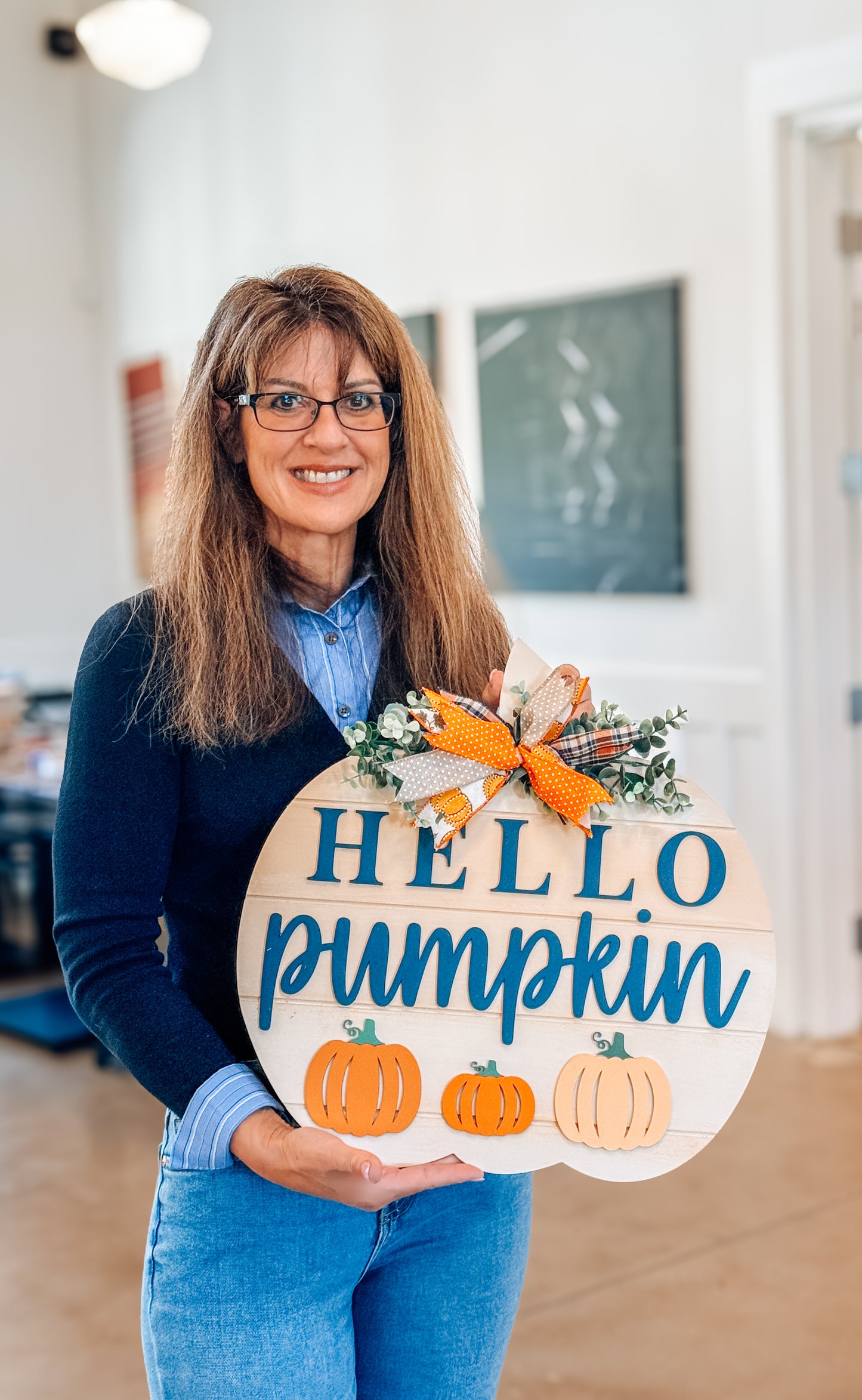 Trapezium Brewing - Shiplap Pumpkin OR 18" Door Hanger - 9/7 - 3pm