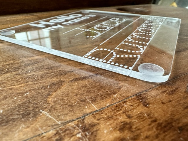 Acrylic Name Tracing Board
