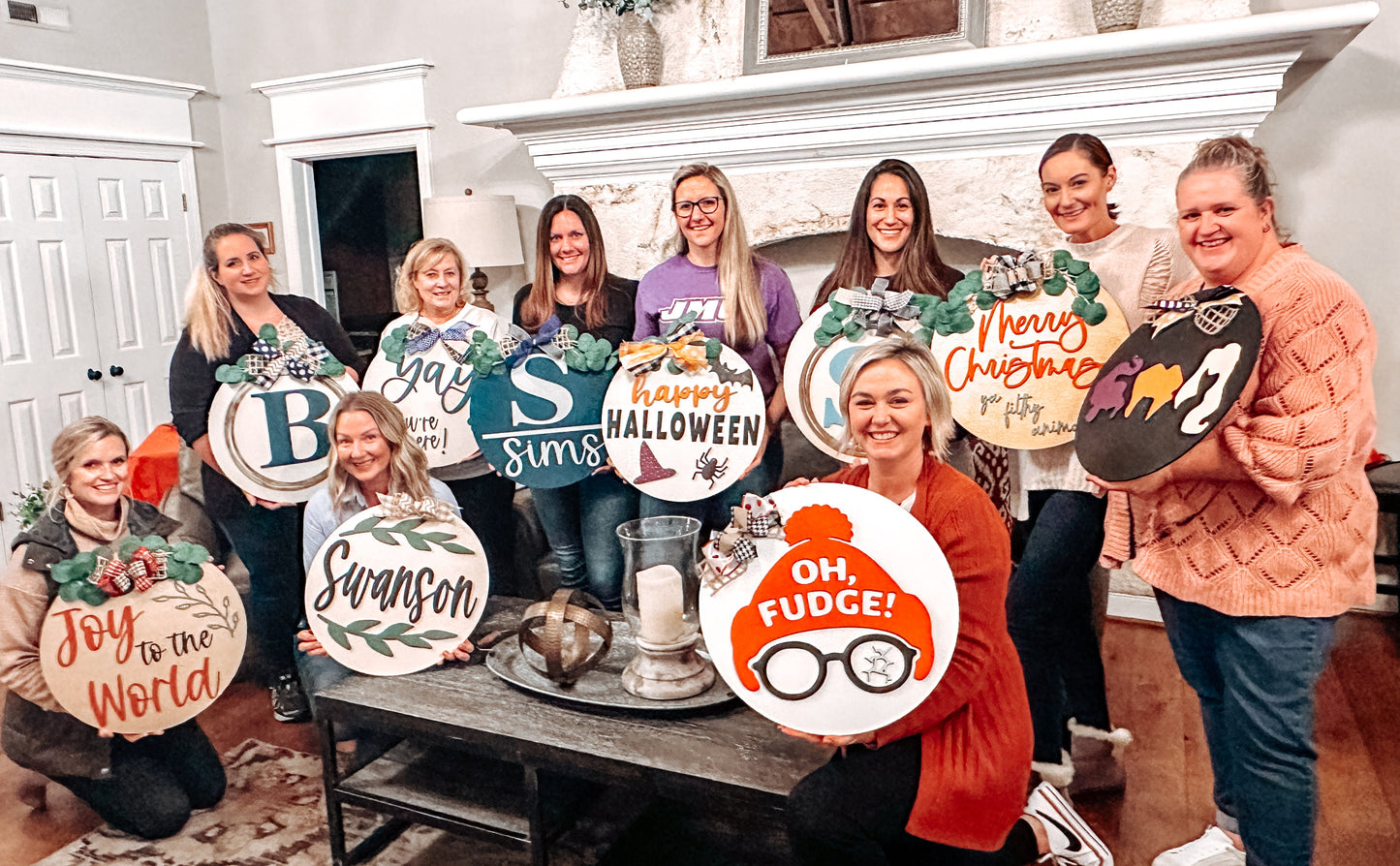 Lori's Door Hanger Workshop - 12/15 - 6pm