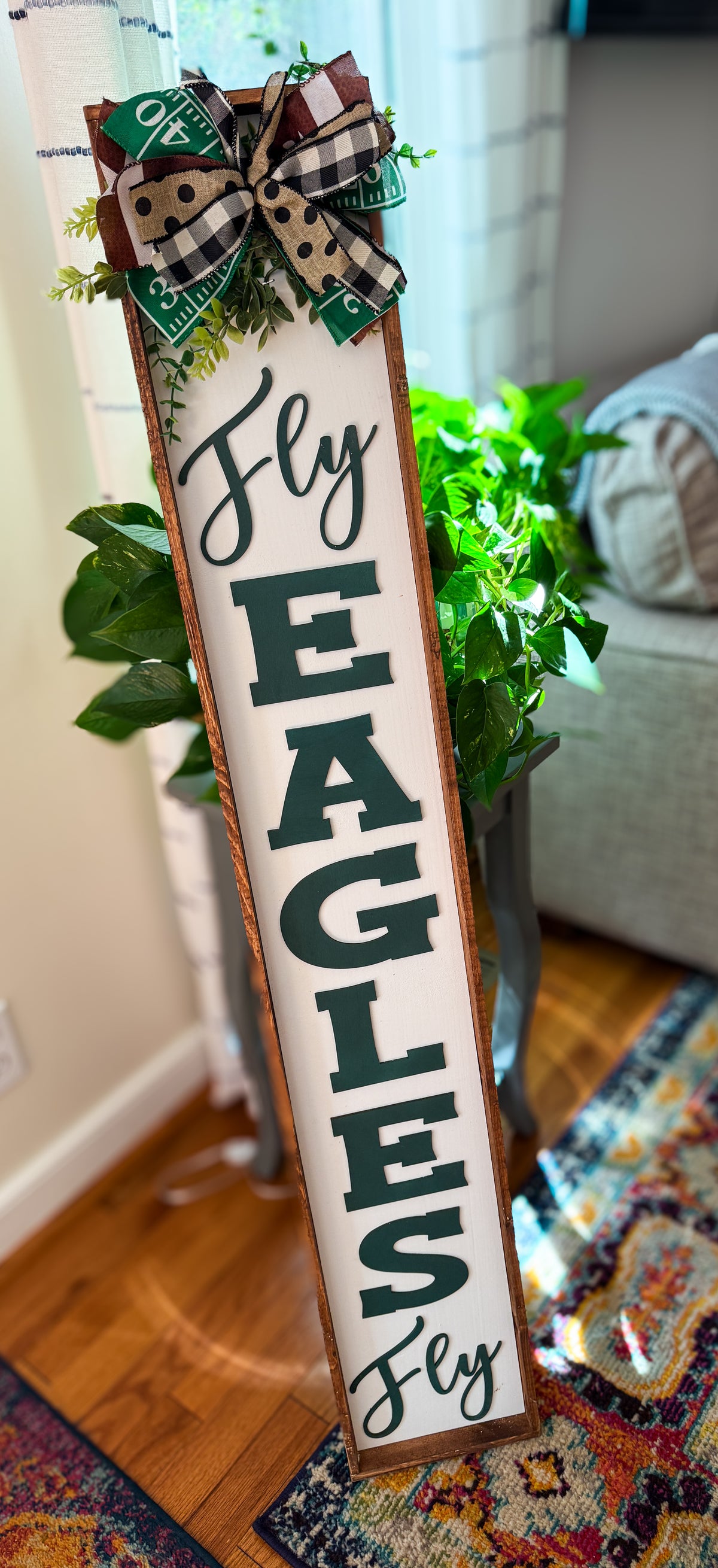 Fly Eagles Fly Porch Leaner
