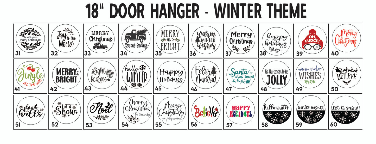 Lori's Door Hanger Workshop - 12/15 - 6pm