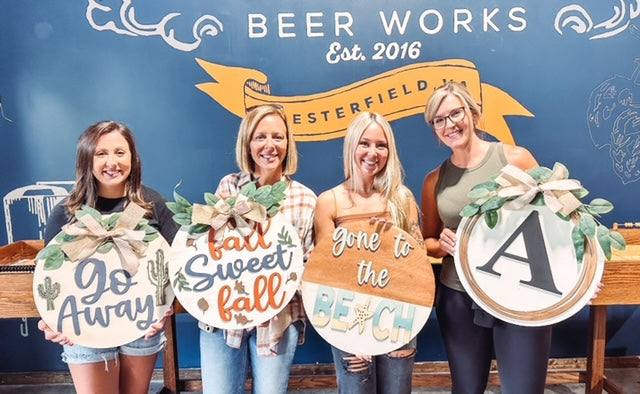Private Workshop - Enon Elementary Door Hanger Workshop - 10/6 - 4:30pm - The Taphouse at River's Bend