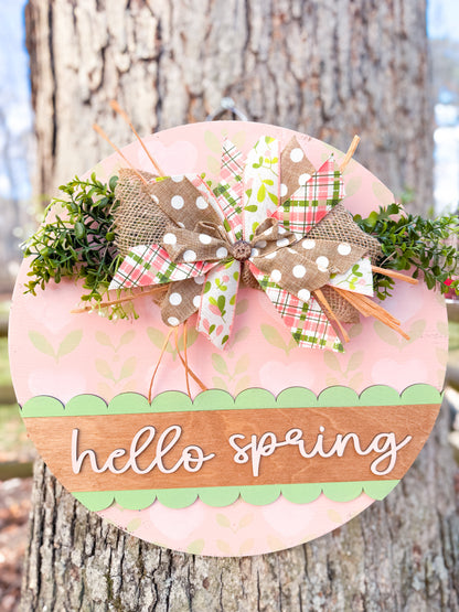 18" Spring Themed Door Hangers (Click for options!)