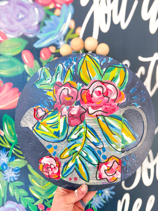 Floral Watering Can