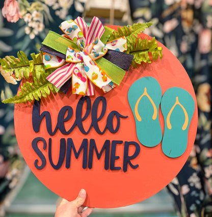 18" Summer Door Hangers (Click for Options!)