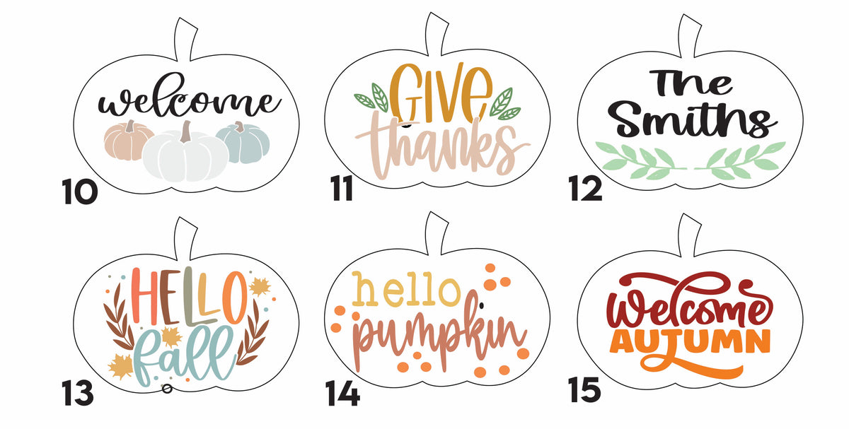 DIY Shiplap Pumpkin Door Hanger Kit