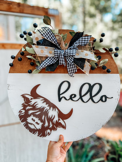 18" Animal + Sports Door Hangers (Click for Options!)