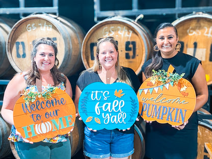 DIY Shiplap Pumpkin Door Hanger Kit
