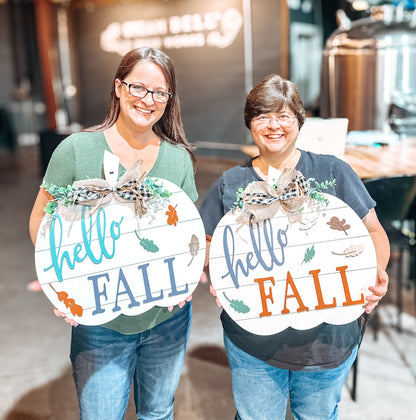 DIY Shiplap Pumpkin Door Hanger Kit