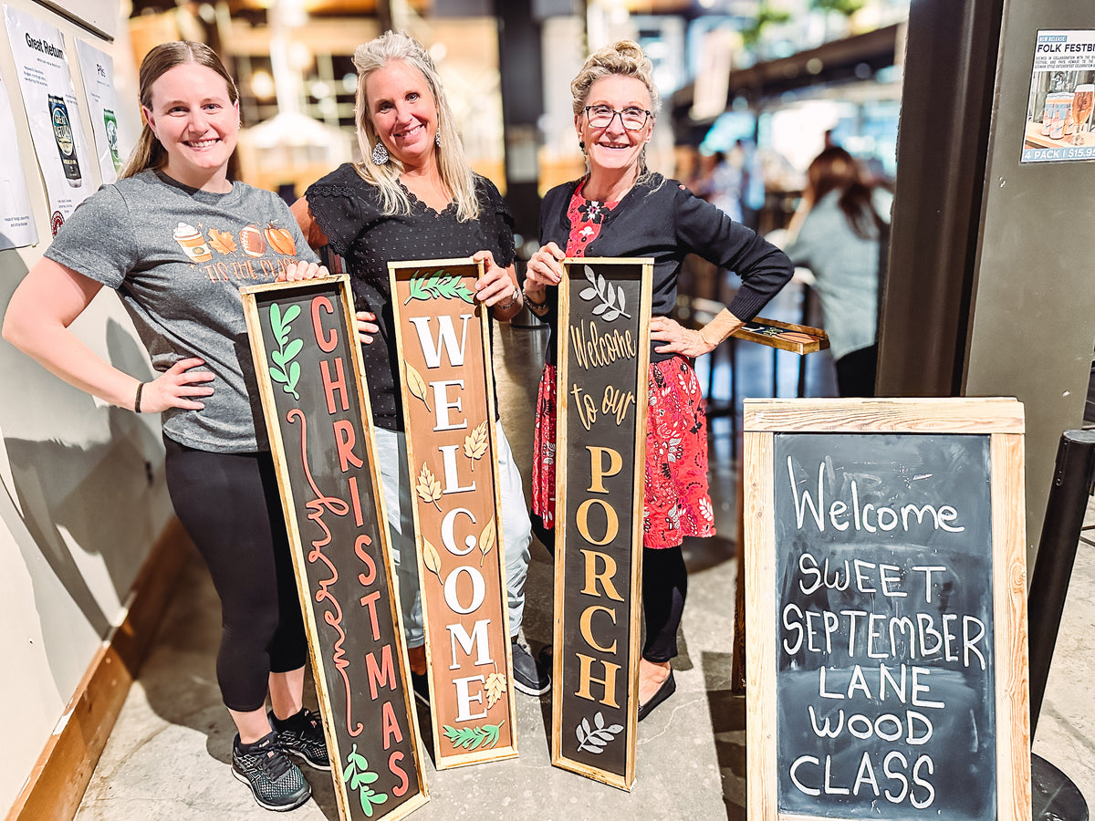 Door Hanger and Porch Sign Workshop - Waters Edge Winery - 11/5 - 6pm