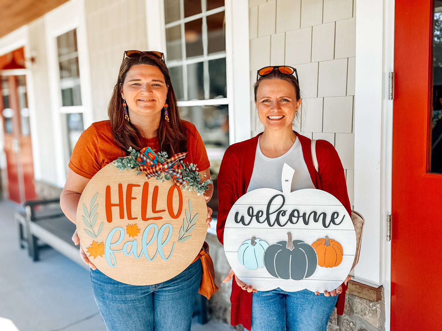 Shiplap Pumpkin OR 18" Door Hanger KIT
