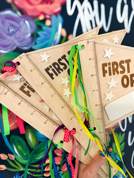 First Day of School Pennant Sign