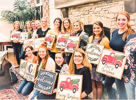 12x12" Framed Design - 9/25 - 6:30pm - Lazy Daisy Hull Street
