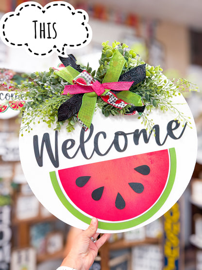 18" Summer Door Hangers (Click for Options!)