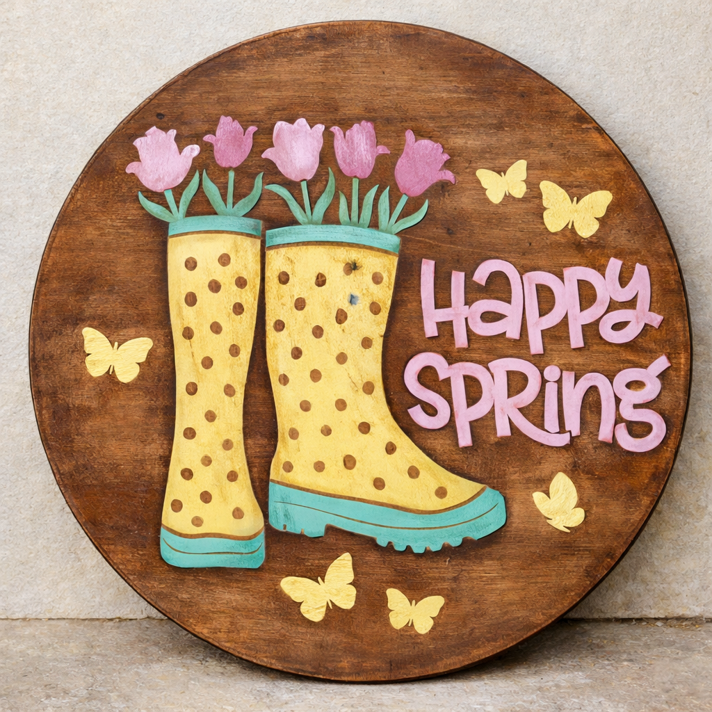 DIY Spring Craft Kit - Paint Your Own Spring Decor