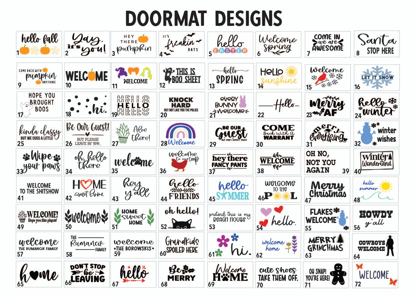 Doormat Workshop - Lazy Daisy Hull Street - 10/16 - 6:30pm